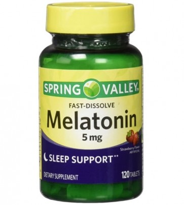 Melatonina 5mg 120 tabs Spring Valley - 9/2021
