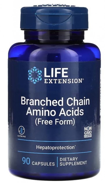 Branched Chain Amino Acids 90 capsules LIFE Extension