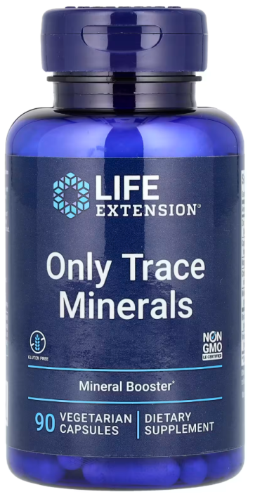 Only Trace Minerals, 90 Vegetarian Capsules Life Extension