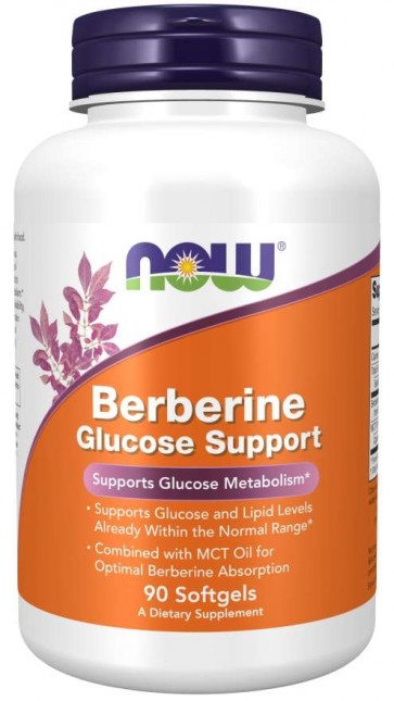 Berberine Glucose Support 90Softgels Now foods