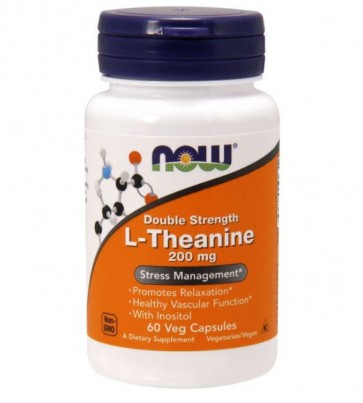 L Theanine 200mg 60s NOW Foods