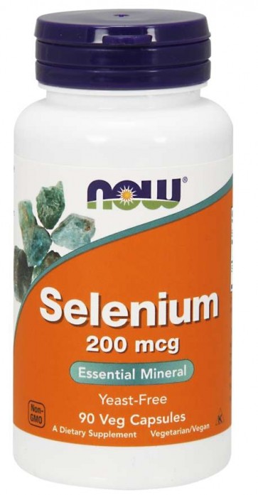 SELENIUM 200mcg  90 VCAPS Now Foods