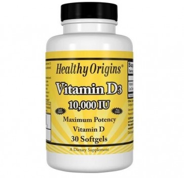 Vitamina D3 10.000 30s HEALTHY Origins