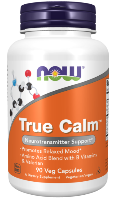 True Calm, 90 Veg Capsules Now foods