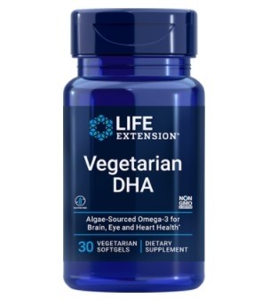 Vegetarian DHA 30 veg softgels LIFE Extension