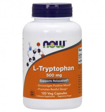 L Tryptophan 500mg 120s NOW Foods