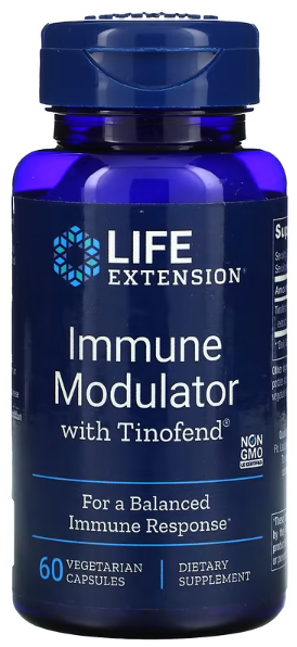 Immune Modulator with Tinofend 60 vegetarian capsules  Life Extension