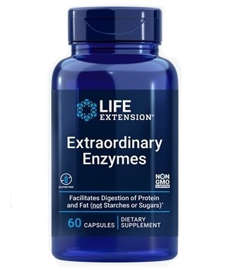 Extraordinary Enzymes 60 caps LIFE Extension