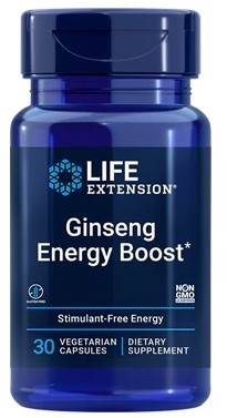 Ginseng Energy Boost 30 vegetarian capsules LIFE Extension