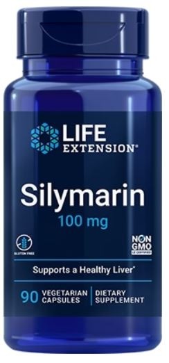 Silymarin 100 mg, 90 vegetarian capsules Life Extension