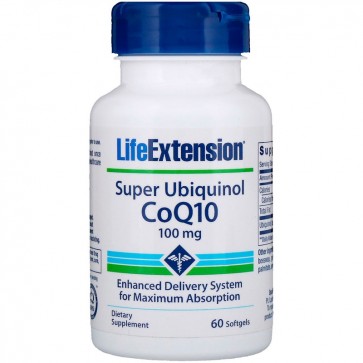 Super Ubiquinol Coq10 100mg 60s LIFE Extension