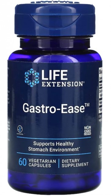 Gastro-Ease 60 vegetarian capsules Life Extension