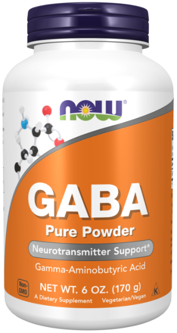 GABA, Pure Powder, 6 oz (170 g) Now foods