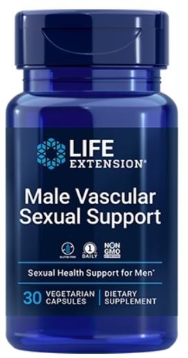 Male Vascular Sexual Support 30 vegetarian capsules Life Extension