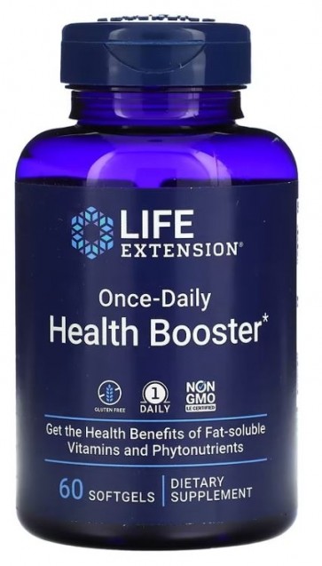 Once-Daily Health Booster 60 softgels Fat-soluble vitamins & nutrients