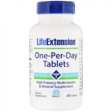 One per day  60 tablets LIFE Extension