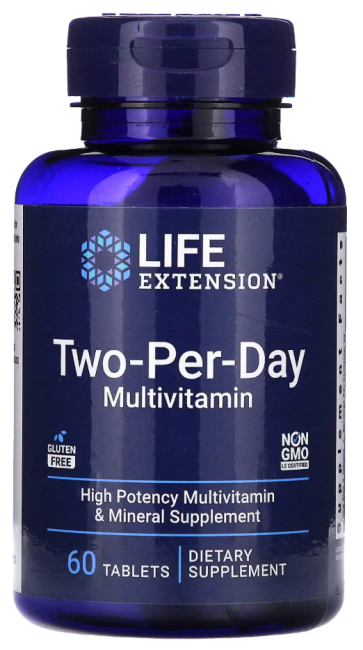 Two Per Day 60 Capsulas  Life Extension