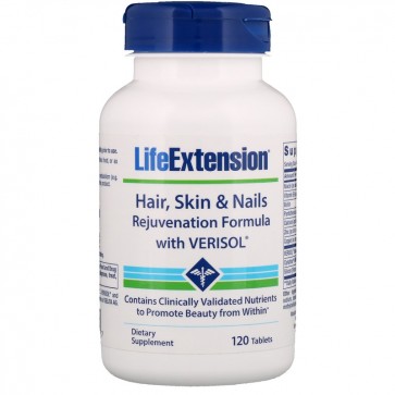 Hair Skin Nails 120 tabs LIFE Extension