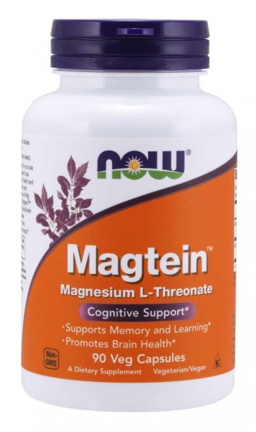 Magtein 90 Veg Capsules Now foods