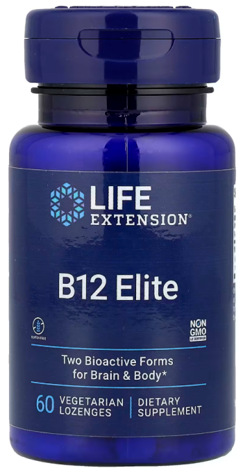 B12 Elite, 60 Vegetarian Lozenges (1,000 mcg per Lozenge)