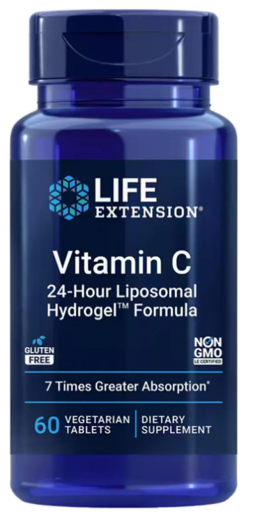 Vitamin C, 60 Vegetarian Tablets Life Extension