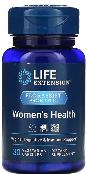 FLORASSIST Probiotic Women's Health 30 vegetarian capsules Life Extension