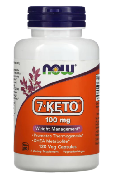 7-KETO 100 mg, 120 Cápsulas Vegetarianas Now foods