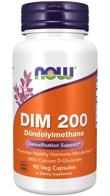 DIM 200 Diindolylmethane 90 Veg Capsules Now foods
