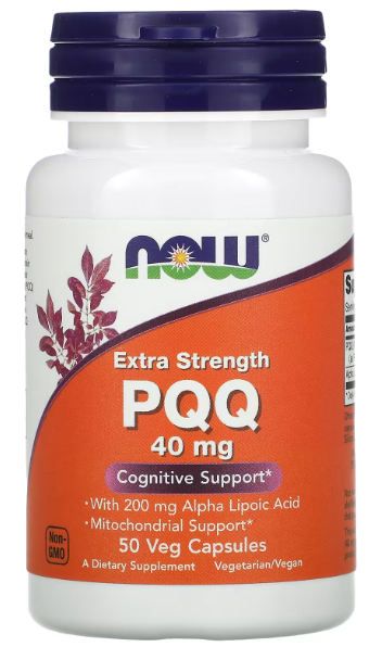 PQQ 40mg EXTRA STRENGTH  50 VCAPS Now