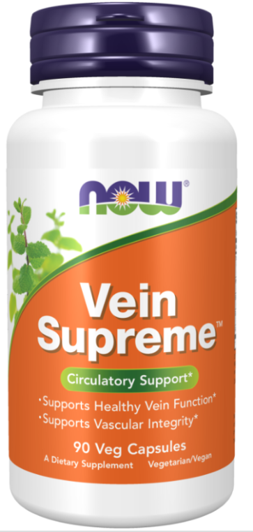 Vein Supreme, 90 Veg Capsules Now foods