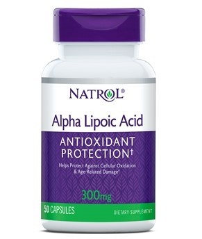 Alpha Lipoic Acid Antioxidant Protection, 300 mg, Capsules, 50ct Natrol