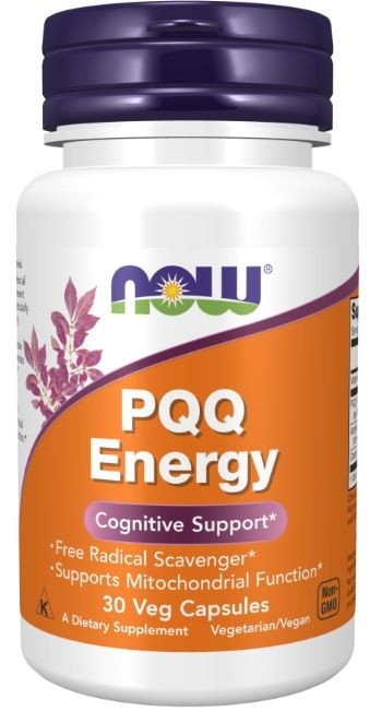 PQQ Energy 30 veg caps Now foods