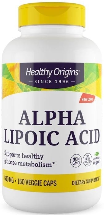 Alpha Lipoic Acid 600 mg 150 vcaps Healthy Origins