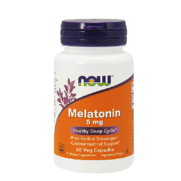 Melatonina 5mg 60 caps NOW Foods