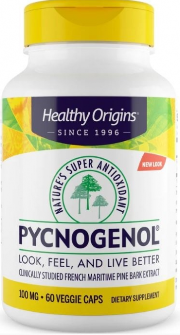 Pycnogenol 100mg 60 veg caps Healthy Origins