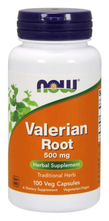 Valerian Root 500 mg 100 Veg Capsules Now foods