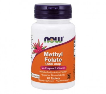 METHYL Folate 1.000mcg 90tablets NOW Foods