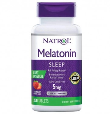 Melatonina Natrol 5mg 250 tablets val. 6/2021