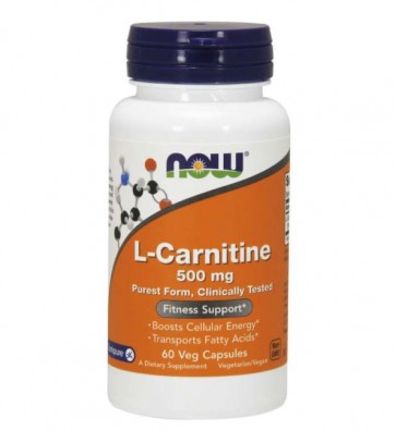 L Carnitine 500mg 60s NOW Foods