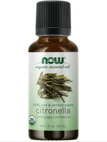 ORGANIC CITRONELLA OIL  1oz NOW Foods