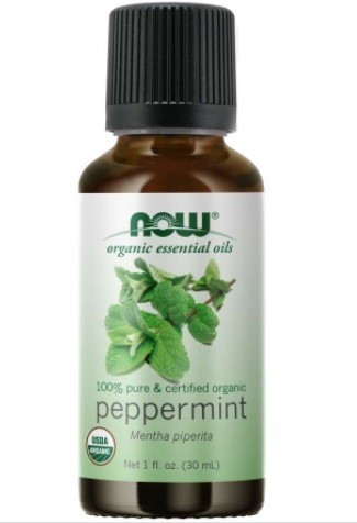 ORGANIC PEPPERMINT OIL 1oz NOW Foods
