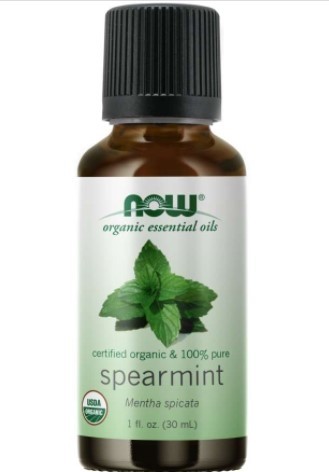 ORGANIC SPEARMINT OIL  1oz NOW Foods