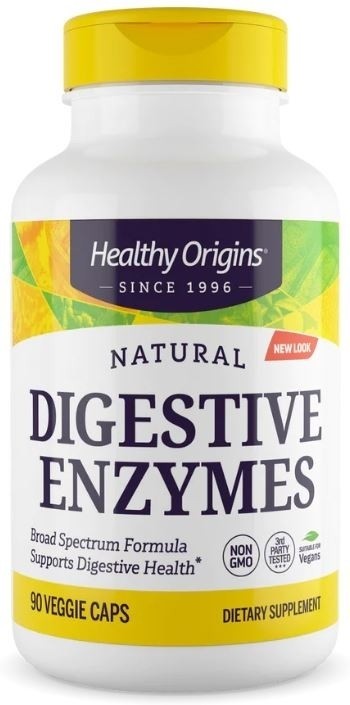 Digestive Enzymes 90 vcaps Healthy Origins