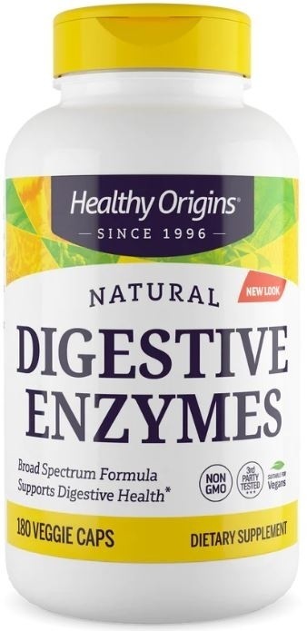Digestive Enzymes 180 vcaps Healthy Origins
