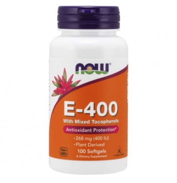 E-400 100 softgels NOW Foods