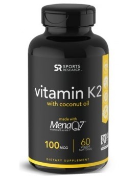 Vitamina K2 Q7 Mena 100mcg 60s SPORTS Research