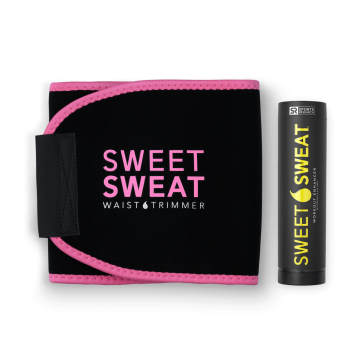 Sweet Sweat Bastão 182g + Cinta Neoprene Rosa