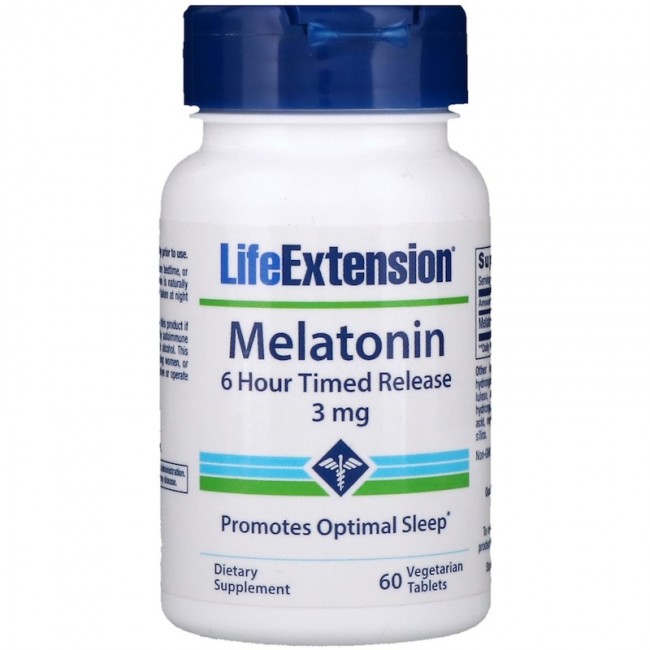 Melatonin 3mg Time release LIFE Extension