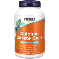 Calcium Citrate Caps, 240 Veg Capsules Now foods