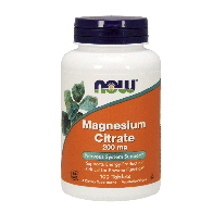 Magnesium Citrate 200MG 100 TABS NOW Foods